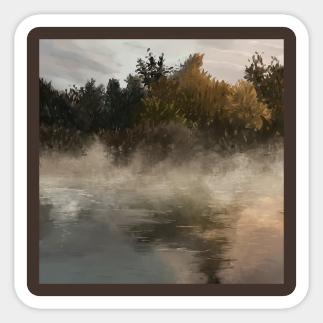 Fog Sticker by Anvi_Afer